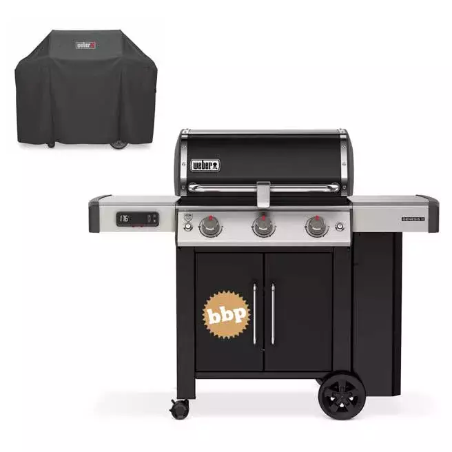 barbacoa weber gas Genesis II EX-315 NEGRA