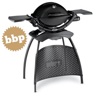 barbacoa weber gas q 1200 negra stand 