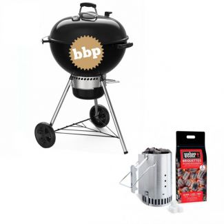 barbacoa weber carbon master touch y set chimenea encendido