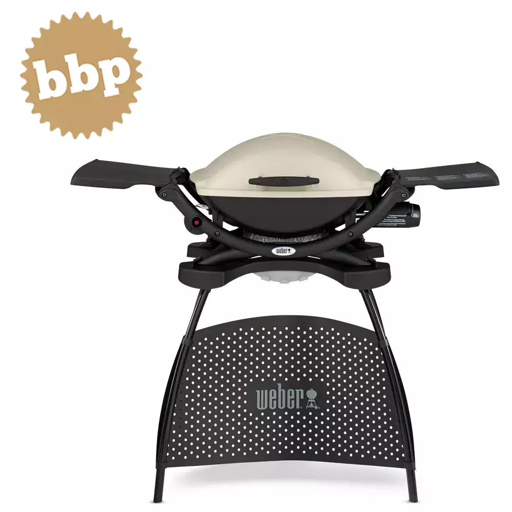 BARBACOA WEBER Q 2000 TITANIUM STAND